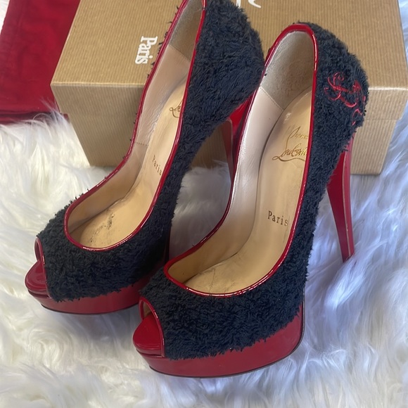 Christian Louboutin Cloth Heels - Picture 11 of 14